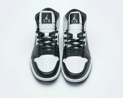 Men's Air Jordan 1 Mid White Shadow Shoes