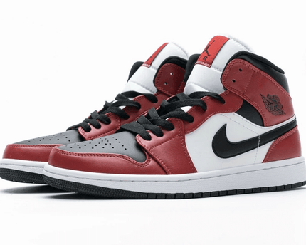 Men's Air Jordan 1 Mid Gym Red Shoes