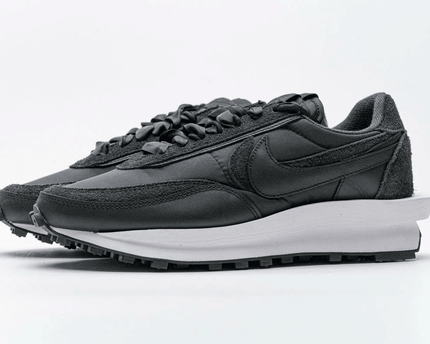 Men's Sacai x LD Waffle Black White Shoes