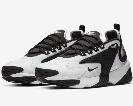 Men's Zoom 2K Black White Shoes