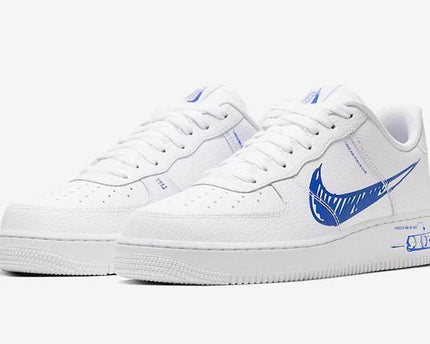 Men's Air Force 1 Low Sketch Blue Shoes