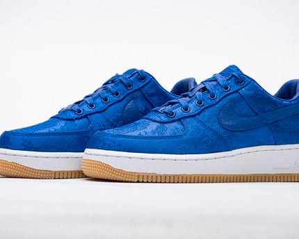 Men's Fragment Clot x Air Force 1 PRM Game Royal Shoes
