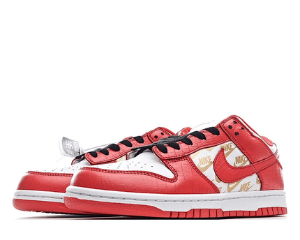 Men's SB Dunk Low x Supreme Red Shoes