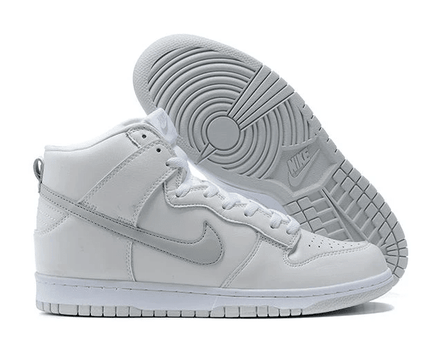 Men's SB Dunk High Triple White Shoes