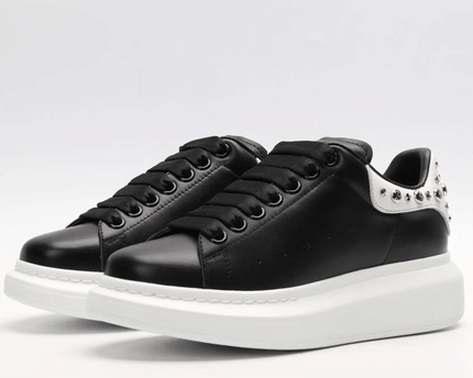 Men's Alexander MCQueen Oversized Sole Leather Sneakers Shoes V2