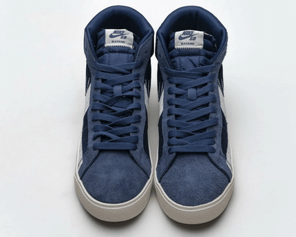 Men's Blazer Mid 77 Mid Premium Sashiko Navy Shoes