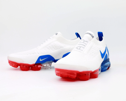 Men's VaporMax Moc 2 Navy Blue Burst Solar Red Shoes