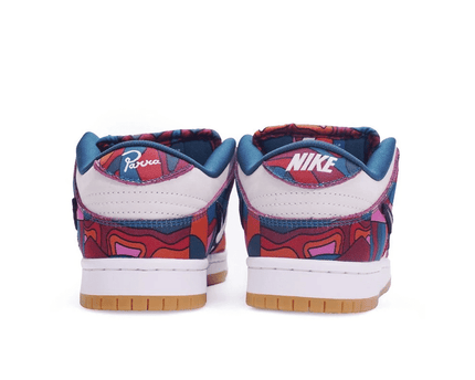 Men's Parra x SB Dunk Low Pro QS Abstract Art Shoes