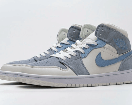 Men's Air Jordan 1 Mid Celestine Blue Shoes