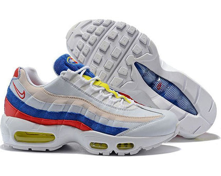 Men's Air Max 95 Beige Blue Red Shoes