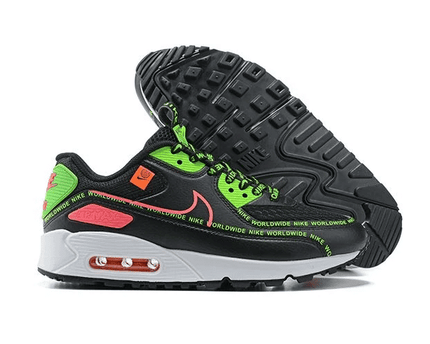Men's Air Max 90 Worldwide Black Green Shoes