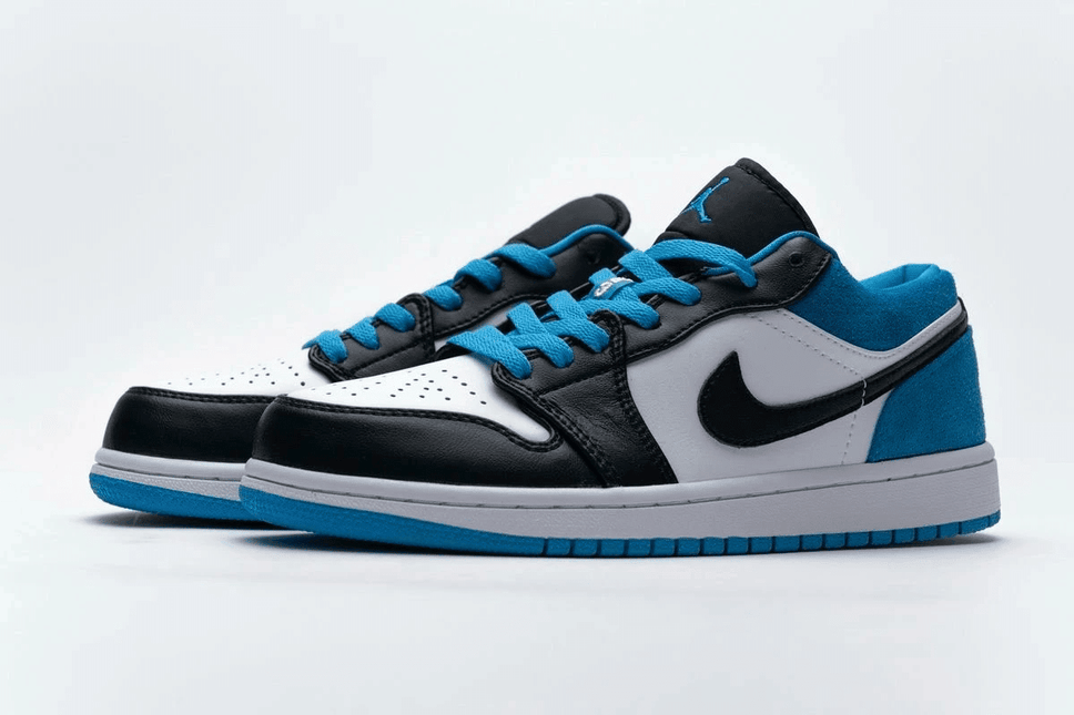 Men's Air Jordan 1 Low SE Laser Blue Shoes
