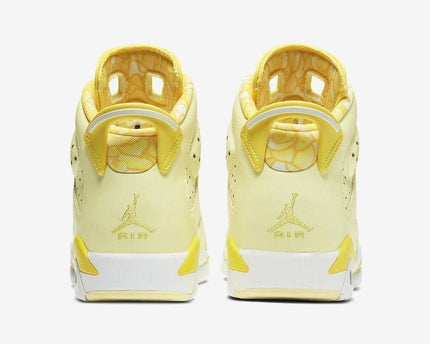 Men's Air Jordan 6 Floral Dynamic Yellow Shoes