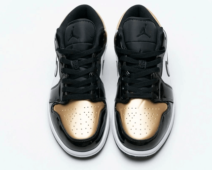 Men's Air Jordan 1 Low Gold Toe Shoes