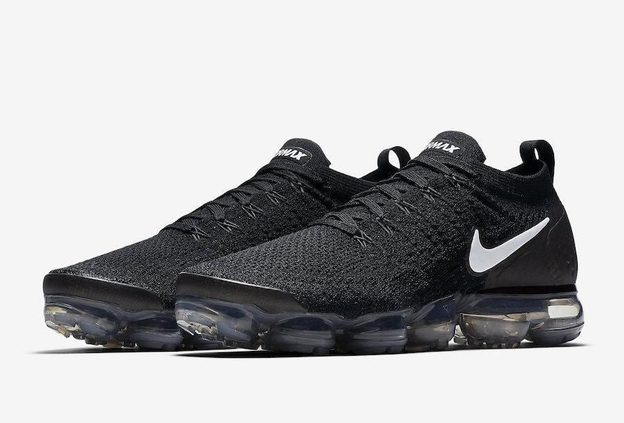 Men's Vapormax 2.0 Flyknit Black White Shoes