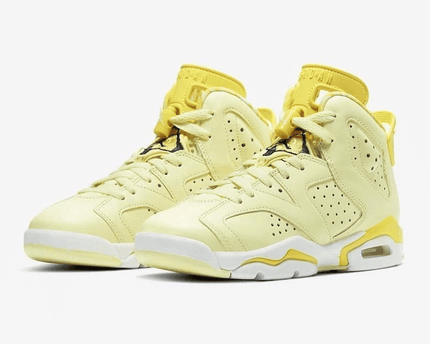 Men's Air Jordan 6 Floral Dynamic Yellow Shoes