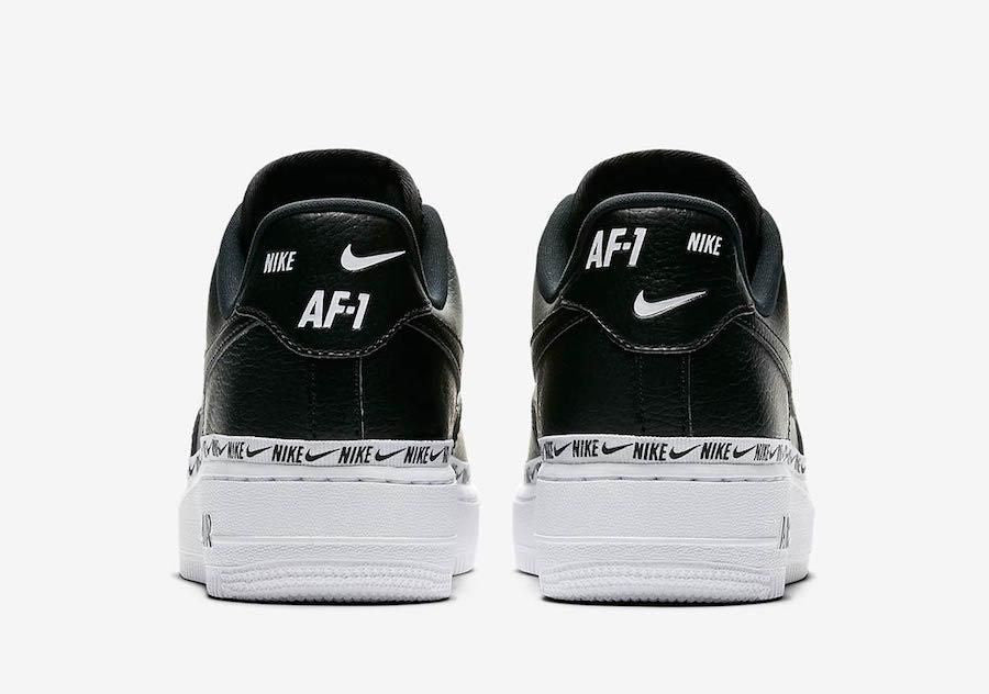 Men's Air Force 1 Low Ribbon Pack Black Shoes