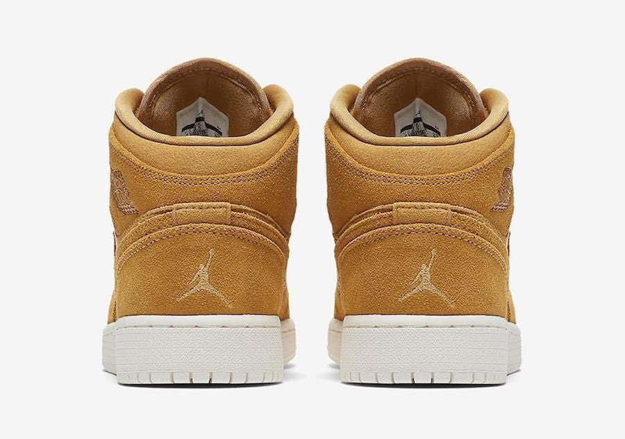 Men's Air Jordan 1 Wheat White Shoes