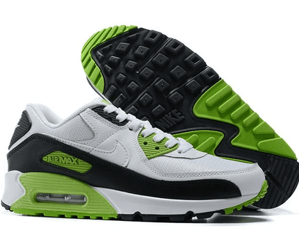 Men's Air Max 90 White Dark Green Shoes