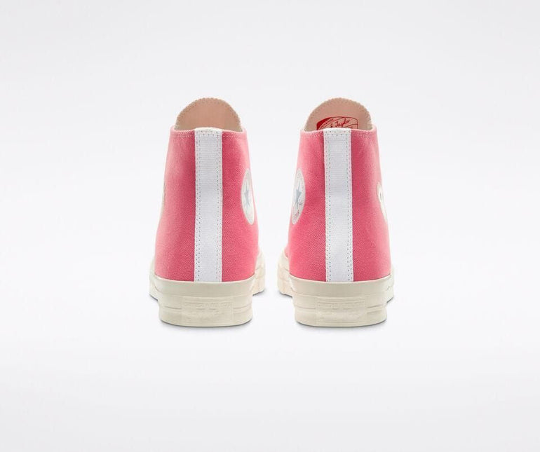 Men's Play Comme Des Garcons X Converse High Top Pink Shoes