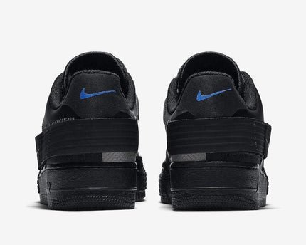 Men's Air Force 1 Type Black Photo Blue Shoes