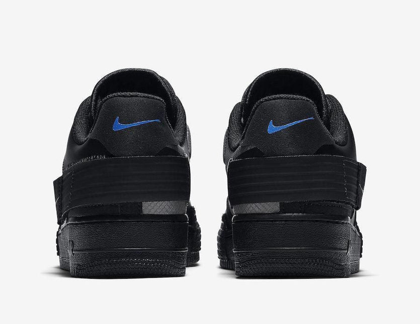 Men's Air Force 1 Type Black Photo Blue Shoes