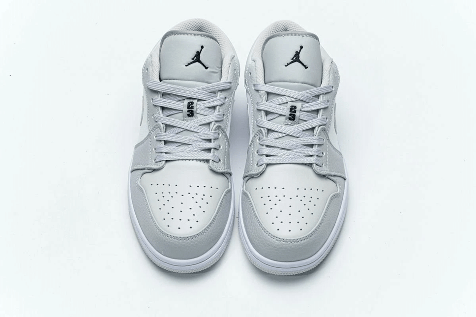 Men's Air Jordan 1 Low White Camo Shoes