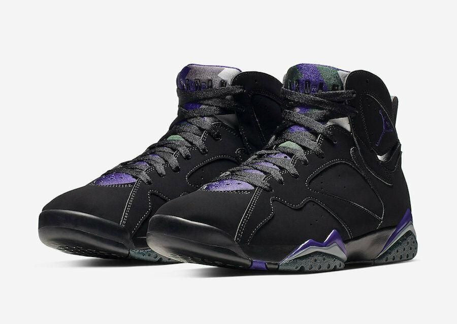 Men's Air Jordan 7 Ray Allen Bucks Shoes