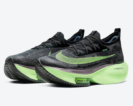 Men's Air Zoom Alphafly NEXT% Black Electric Green Shoes