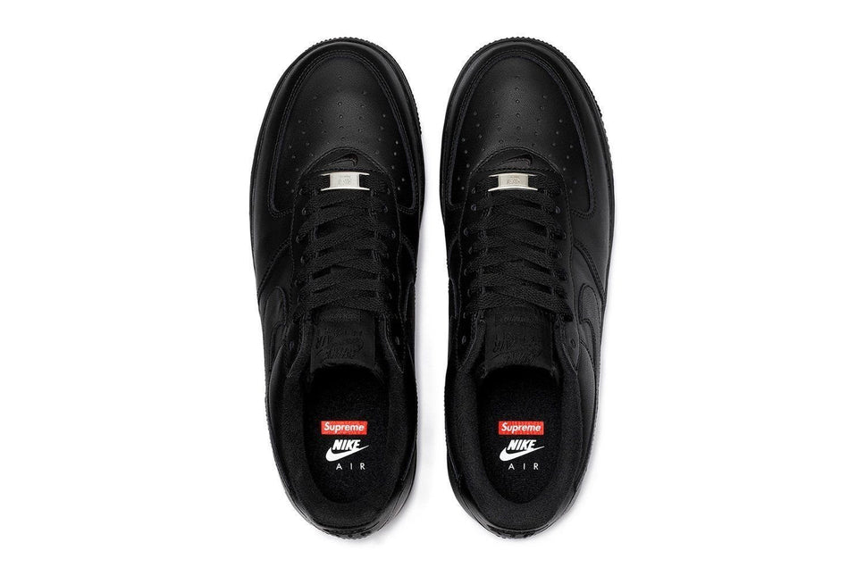 Men's Air Force 1 X Supreme Black Shoes