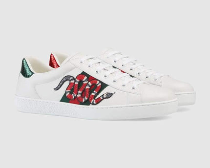 Men's Gucci Snake Sneaker Shoes
