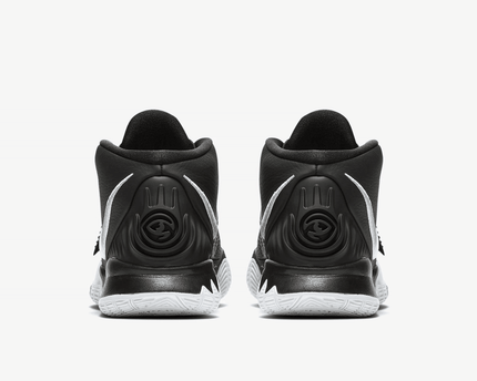 Men's Kyrie 6 Jet Black White Shoes
