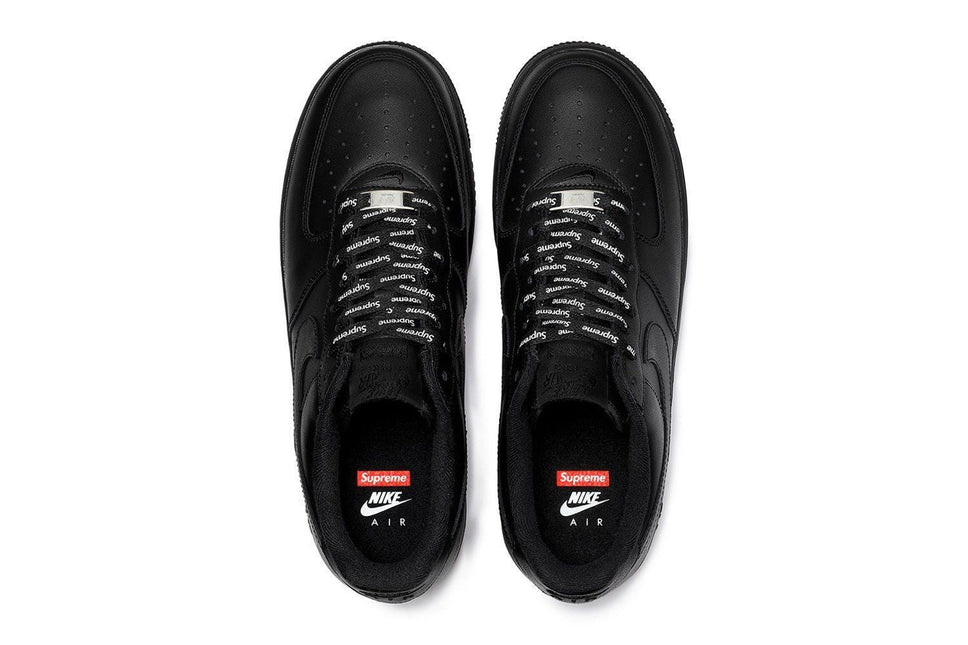 Men's Air Force 1 X Supreme Black Shoes