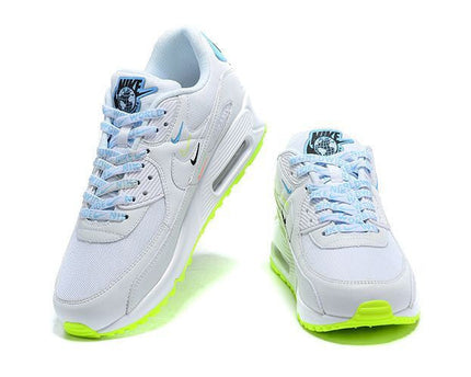 Men's Air Max 90 White Green Shoes