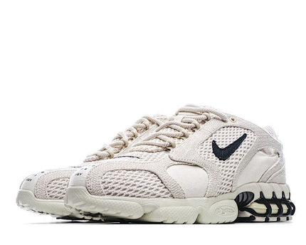 Men's Air Zoom Spiridon Cage 2 Stussy Fossil Shoes A2