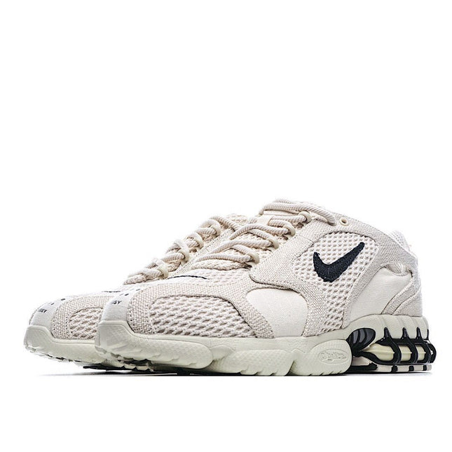 Men's Air Zoom Spiridon Cage 2 Stussy Fossil Shoes A2