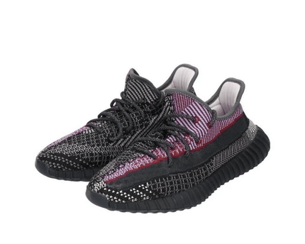 Men's Yeezy Boost 350 V2 Red Black Shoes
