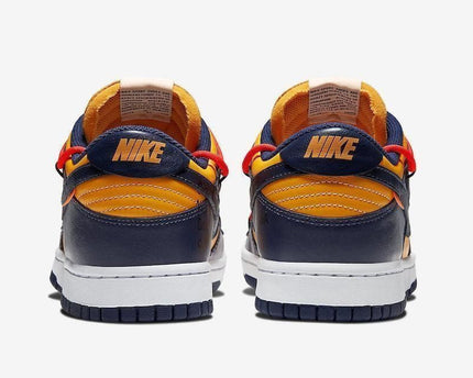 Men's Dunk Low Off White University Gold Shoes