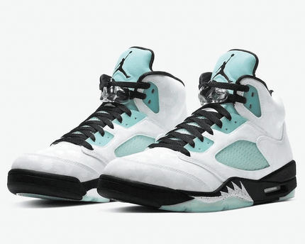 Men's Air Jordan 5 Island Green Shoes