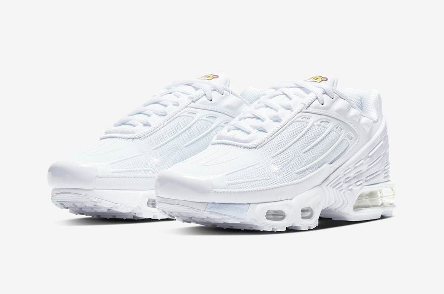 Men's Air Max Plus III Triple White Shoes