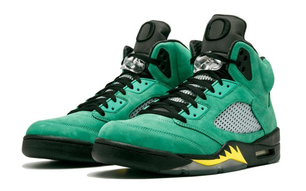 Men's Air Jordan 5 Oregon Ducks Shoes
