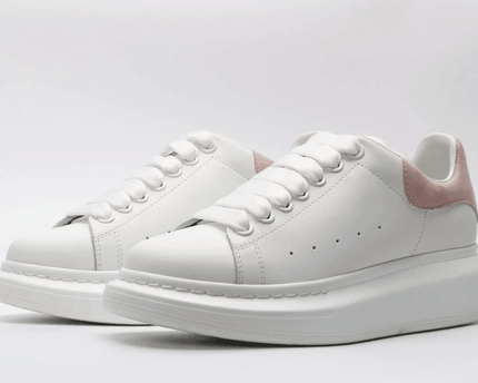 Men's Alexander MCQueen Oversized Sole Leather Sneakers Shoes V4