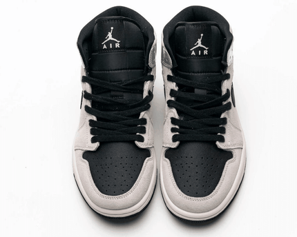 Men's Air Jordan 1 Mid Chrome Wings Shoes