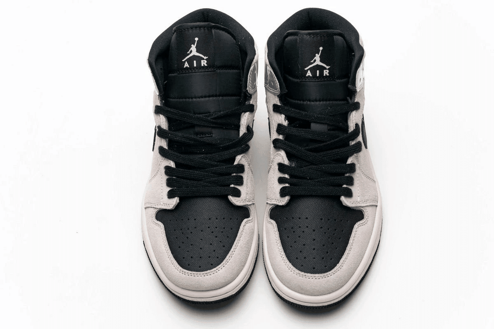 Men's Air Jordan 1 Mid Chrome Wings Shoes