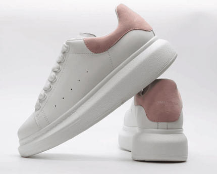 Men's Alexander MCQueen Oversized Sole Leather Sneakers Shoes V4