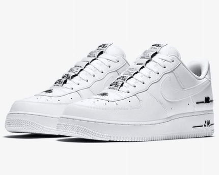Men's Air Force 1 Low 07 LV8 Double Air White Shoes