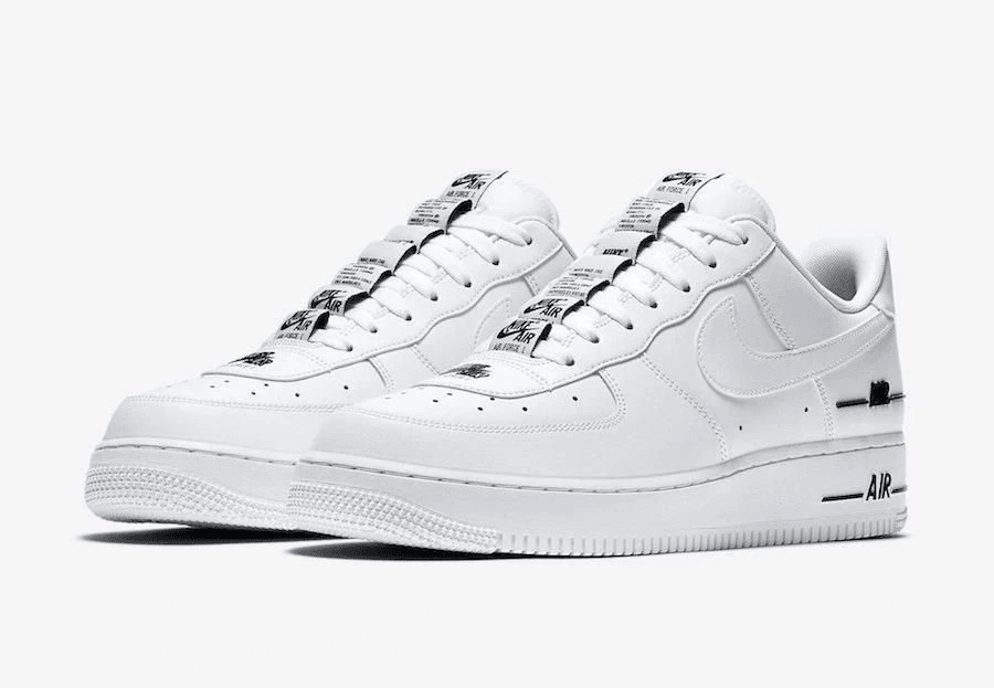 Men's Air Force 1 Low 07 LV8 Double Air White Shoes