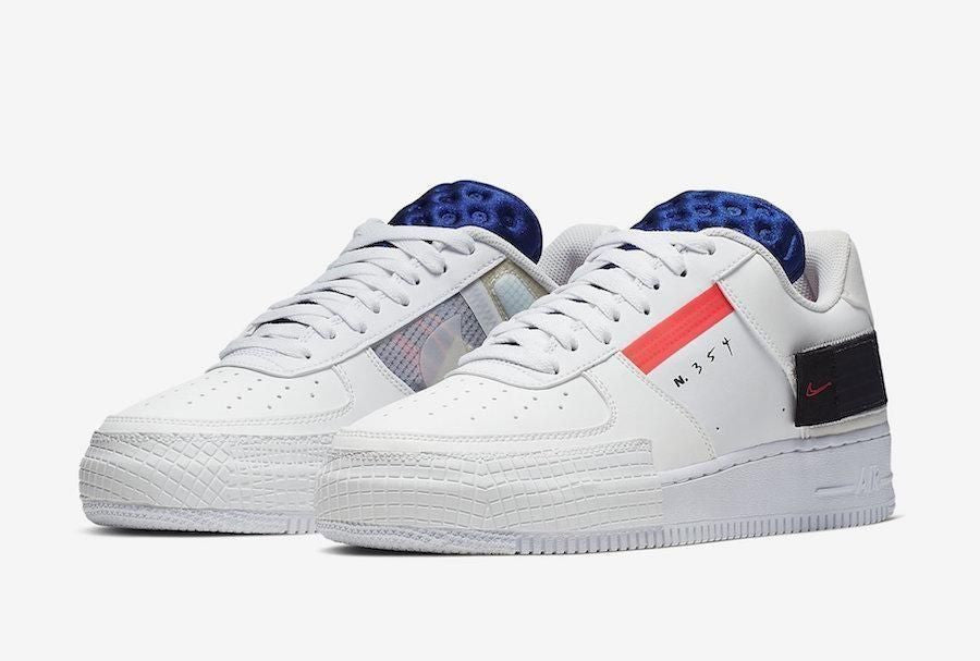 Men's Air Force 1 Type Summit White Shoes