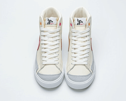 Men's Blazer Mid 77 Beige Pink Blue Shoes