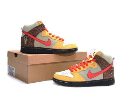 Men's Color Skates x SB Dunk High Kebab and Destroy Shoes